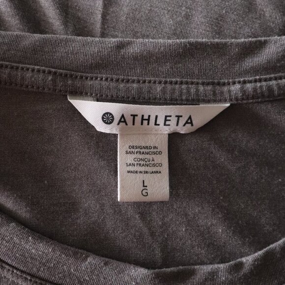 Athleta Women's Sz Lrg Brown Vital 2.0 Sleeveless Active Stretch Crew Tank Top - Picture 8 of 12